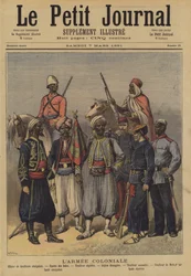 Soldados del ejército colonial francés